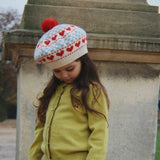 Konges Slojd belou beret, heart