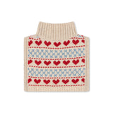 Konges Slojd belou neckwarmer, heart