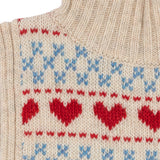 Konges Slojd belou neckwarmer, heart