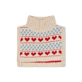 Konges Slojd belou neckwarmer, heart