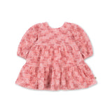 Konges Slojd ally long sleeve dress, veiled rose
