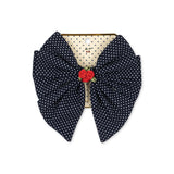 Konges Slojd bow hair clip, dot nuit