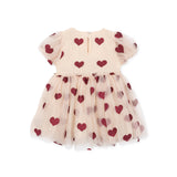 Konges Slojd tullie dress, coeur glitter
