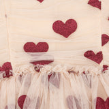 Konges Slojd tullie dress, coeur glitter
