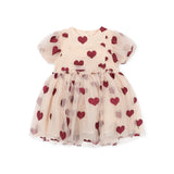 Konges Slojd tullie dress, coeur glitter