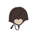 Konges Slojd collette pletena kapa , chocolate brown