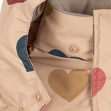 Konges Slojd ace rain jacket, bon coeur colore