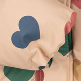 Konges Slojd ace rain jacket, bon coeur colore
