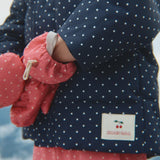 Konges Slojd nohr snow mittens, cherry berry dot