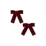 Konges Slojd juliette bow hair clip rio red, 2 pack