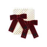Konges Slojd juliette bow hair clip rio red, 2 pack