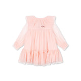 Konges Slojd bow dress,creole pink