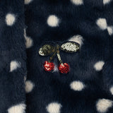 Konges Slojd fuzzy coat, dot nuit