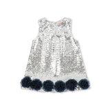 Konges Slojd tindra rose dress, silver