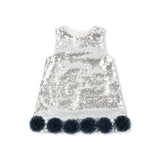 Konges Slojd tindra rose dress, silver