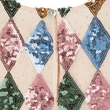 Konges Slojd yvonne harlekin dress, harlekin sequin