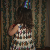 Konges Slojd yvonne harlekin dress, harlekin sequin