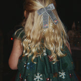 Konges Slojd yvonne christmas festive dress, hunter green