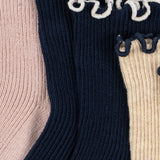 Konges Slojd čarape 3 kom, navy/cream/blush