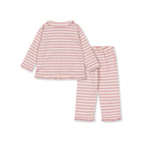 Konges Slojd pio frill pidžama set, lolly stripe