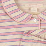 Konges Slojd pio frill pidžama set, lolly stripe