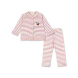Konges Slojd pio frill pidžama set, lolly stripe