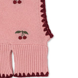 Konges Slojd knitted balaclava, pale blush