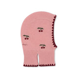 Konges Slojd knitted balaclava, pale blush