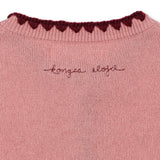 Konges Slojd collette cardigan, pale blush