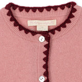 Konges Slojd collette cardigan, pale blush