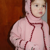 Konges Slojd collette cardigan, pale blush