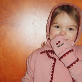 Konges Slojd collette mittens, pale blush