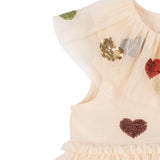 Konges Slojd yvonne fairy haljina, coeur dolce sequin