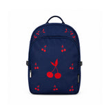 Caramel&cie velvet cherries large school backpack