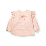 Elodie rosie bow longsleeved baby bib