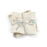 Done By Deer burp cloth 2-pack celebration,sand