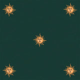 Dekornik wallpaper classic sun, green