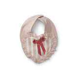 Elodie candy stripes dry bib