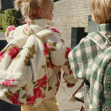 Konges Slojd jody teddy jacket, green checks