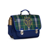 Caramel&cie wolf clan tartan medium school bag