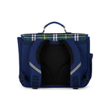 Caramel&cie wolf clan tartan medium school bag