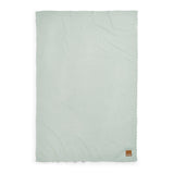 Elodie pointelle blanket, mineral green