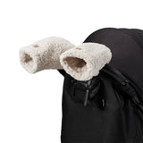 Elodie stroller mittens, soft sherpa