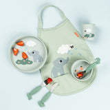 Done By Deer pull-over bib elphee, green