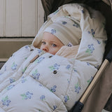 Elodie  comfort footmuff, blueberry bliss