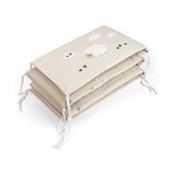 Done By Deer tiny farm padded bed bumper, sand