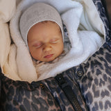 Elodie comfort footmuff, le leopard