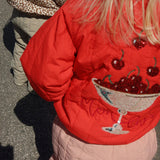 Konges Slojd juno bomber jacket fiery red