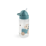 Done By Deer straw bottle tiny farm, blue