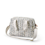 Elodie  changing bag quilted,garden leo toile